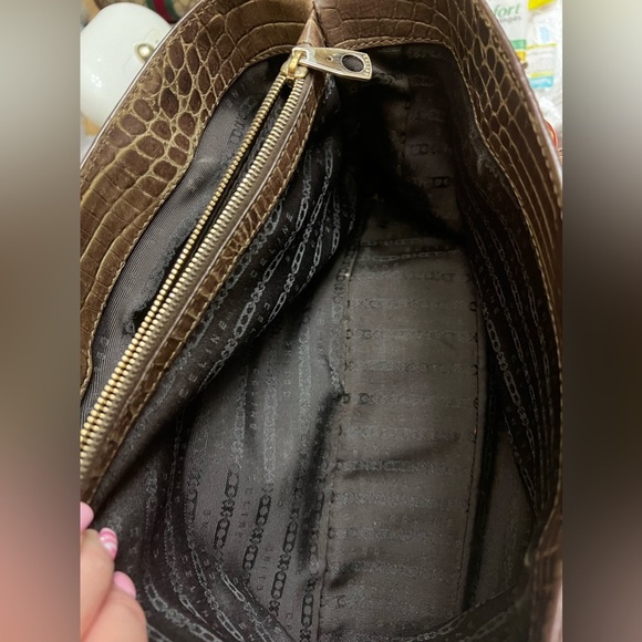 Vintage Celine Boogie Bag. Leather. Good condition. Tan. Authentic - Picture 7 of 10